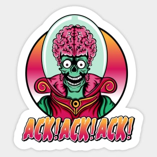 Ack Ack attack Sticker